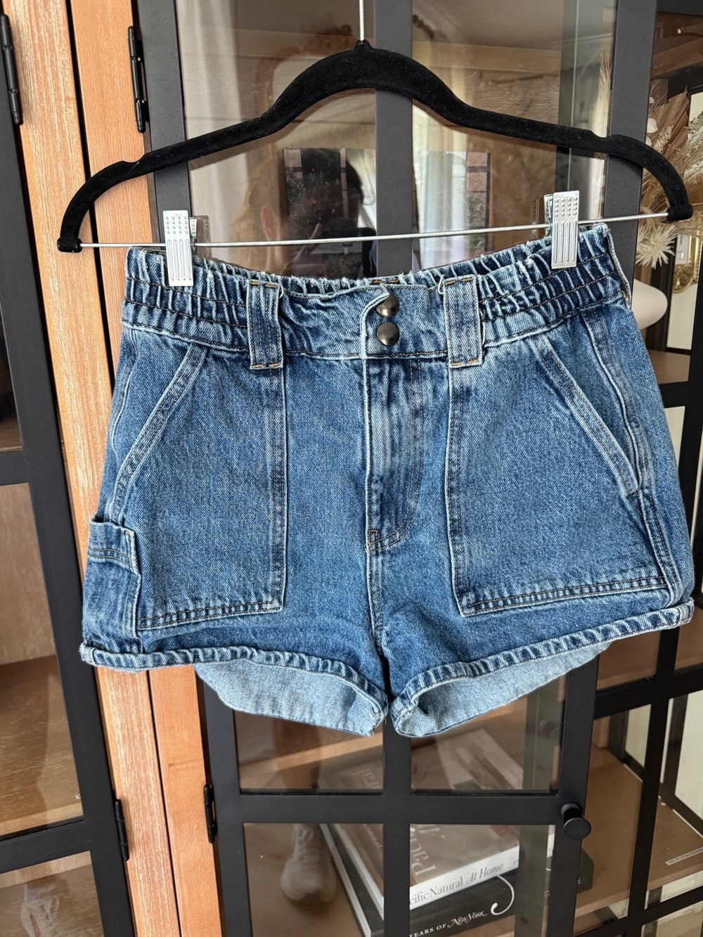 Urban Outfitters BDG Skate denim High Waisted Skate medium wash jean paperbag